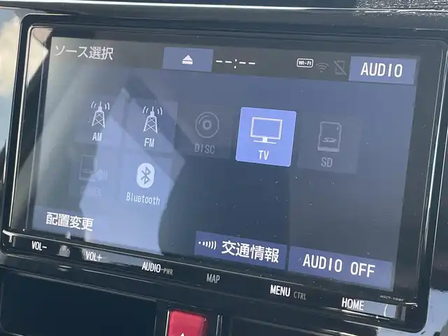 トヨタ ルーミー カスタムG－T 滋賀県 2020(令2)年 5.1万km ブラックマイカメタリック 純正９型ナビ/・Bluetooth/フルセグ/・CD/DVD/バックカメラ/革巻きステアリング/ステアリングリモコン/ETC/クルーズコントロール/両側パワースライドドア/前席シートヒーター/オートハイビーム/LEDオートライト/フォグライト/プリクラッシュセーフティ/スマートキー