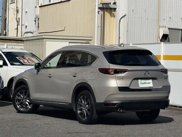 マツダ ＣＸ－８ 25S Lパッケージ 愛知県 2022(令4)年 2.6万km プラチナクォーツメタリック /禁煙車//ワンオーナー//サンルーフ//BOSEサウンド//メーカーナビ//フルセグ/USB/ACP/AA/BT//アラウンドビューモニター//前後ドライブレコーダー//ワイヤレス充電//黒革シート//前席パワーシート//運転席シートメモリー//前後シートヒーター//電動パーキングブレーキ//オートホールド//自動防眩ルームミラー//MTモード付AT//LEDオートライト//フォグランプ//オートハイビーム//オートワイパー//オートリトラウィンカーミラー//本革シート//本革巻きステアリング//ステアリングヒーター//パワーバックドア（ハンズフリー機能付き）//ルーフレール//スマートキー//スペアキー//プッシュスタート//ETC//SBS//MRCC//LAS//DAA//TSR//BSM//誤発進抑制機能//アドバンスドSCBS//RCTA//TCS//DSC//i-stop//パーキングセンサー//純正フロアマット//純正19AW//取扱説明書//ナビ取扱説明書//保証書//点検整備記録簿R4