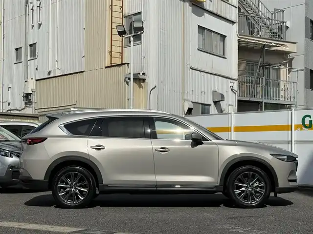マツダ ＣＸ－８ 25S Lパッケージ 愛知県 2022(令4)年 2.6万km プラチナクォーツメタリック /禁煙車//ワンオーナー//サンルーフ//BOSEサウンド//メーカーナビ//フルセグ/USB/ACP/AA/BT//アラウンドビューモニター//前後ドライブレコーダー//ワイヤレス充電//黒革シート//前席パワーシート//運転席シートメモリー//前後シートヒーター//電動パーキングブレーキ//オートホールド//自動防眩ルームミラー//MTモード付AT//LEDオートライト//フォグランプ//オートハイビーム//オートワイパー//オートリトラウィンカーミラー//本革シート//本革巻きステアリング//ステアリングヒーター//パワーバックドア（ハンズフリー機能付き）//ルーフレール//スマートキー//スペアキー//プッシュスタート//ETC//SBS//MRCC//LAS//DAA//TSR//BSM//誤発進抑制機能//アドバンスドSCBS//RCTA//TCS//DSC//i-stop//パーキングセンサー//純正フロアマット//純正19AW//取扱説明書//ナビ取扱説明書//保証書//点検整備記録簿R4