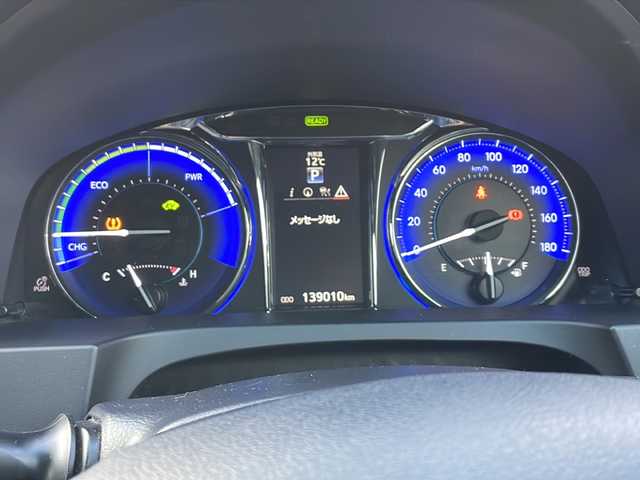 トヨタ カムリ ハイブリット レザーパッケージ 山口県 2014(平26)年 13.9万km アティチュードブラックマイカ 純正ナビ/DVD/BD/CD/SD/MSV/BT/USB/AUX/純正フルセグTV/バックカメラ/黒レザーシート/前席パワーシート/前席シートヒーター/純正HIDヘッドライト/純正フォグランプ/オートライト/社外18インチアルミホイール/革巻きステアリング/ステアリングスイッチ/クルーズコントロール/置くだけ充電/衝突被害軽減ブレーキ/横滑り防止/LKA/BSM/スマートキー/ビルトインETC/ドライブレコーダー/純正フロアマット/純正ドアバイザー/電動格納ウインカードアミラー