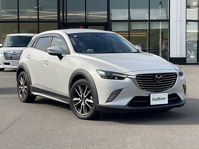 マツダ ＣＸ－３ XD ツーリング 青森県 2015(平27)年 10.2万km セラミックM ・４WD/・純正フルセグナビTV/・AM/FM/Bluetooth/CD/DVD/・レーンキープアシスト/・追従型クルーズコントロール/・コーナーセンサー/・横滑り抑制装置/・衝突軽減装置/・D＋N席シートヒーター/・純正フロアマット/・純正ETC/・MT付ATパドルシフト/・ハーフレザーシート/・USBソケット/・シガーソケット/・オートライト/・オートハイビーム/・ステアリングスイッチ/・プッシュスタート/・バックカメラ/・純正AW18インチ夏タイヤ装着/・社外AW冬タイヤ積込
