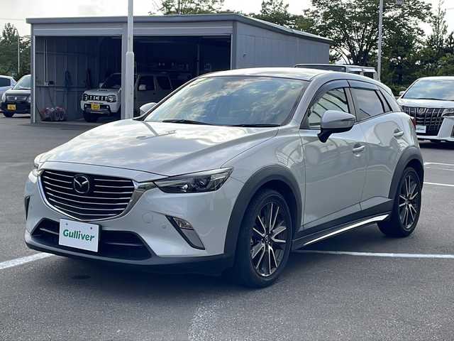 マツダ ＣＸ－３ XD ツーリング 青森県 2015(平27)年 10.2万km セラミックM ・４WD/・純正フルセグナビTV/・AM/FM/Bluetooth/CD/DVD/・レーンキープアシスト/・追従型クルーズコントロール/・コーナーセンサー/・横滑り抑制装置/・衝突軽減装置/・D＋N席シートヒーター/・純正フロアマット/・純正ETC/・MT付ATパドルシフト/・ハーフレザーシート/・USBソケット/・シガーソケット/・オートライト/・オートハイビーム/・ステアリングスイッチ/・プッシュスタート/・バックカメラ/・純正AW18インチ夏タイヤ装着/・社外AW冬タイヤ積込