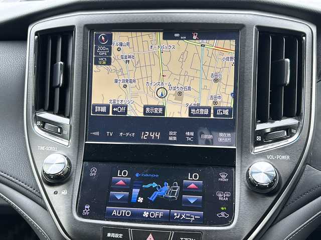 トヨタ クラウン アスリート S-TJ-フロンティアLTD 山梨県 2018(平30)年 6万km ブラック 純正8インチナビ/バックカメラ/衝突被害軽減システム/車線逸脱警報/追従式クルーズコントロール/ハーフレザーシート/前席パワーシート/前席シートヒーター/横滑り防止装置/純正ビルトインETC2.0/アイドリングストップ/LEDヘッドライト/オートライト/オートハイビーム/純正18インチAW/パドルシフト/プッシュスタート/スマートキー/フロアマット/スペアキー/取扱説明書/保証書