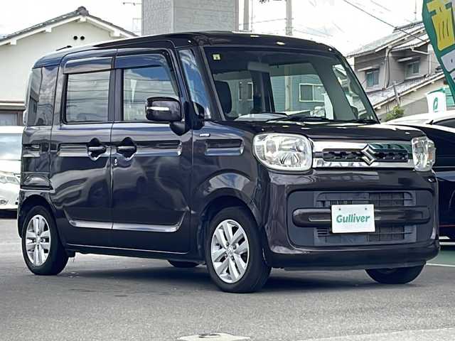 スズキ スペーシア HYBRID X 愛媛県 2018(平30)年 11.1万km アーバンブラウンパールメタリック アルパインナビ/アルパインフリップダウンモニター/バックカメラ/フルセグテレビ/両側パワースライドドア/横滑り防止装置/シートヒーター/ETC/オートライト/スマートキー