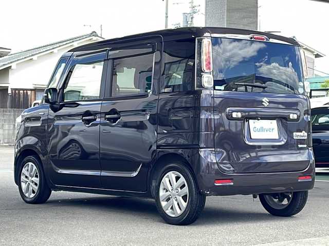 スズキ スペーシア HYBRID X 愛媛県 2018(平30)年 11.1万km アーバンブラウンパールメタリック アルパインナビ/アルパインフリップダウンモニター/バックカメラ/フルセグテレビ/両側パワースライドドア/横滑り防止装置/シートヒーター/ETC/オートライト/スマートキー