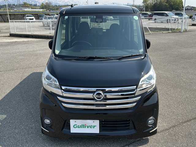 日産 デイズ ルークス ハイウェイスターX Gパッケージ 富山県 2015(平27)年 2.8万km ブラック ４ＷＤ/スマートキー /両側パワースライドドア/社外ドラレコ/社外ナビ・フルセグＴＶ/ＣＤ・ＤＶＤ・ＳＤ再生可能/アラウンドビューカメラ/ＥＴＣ/ＨＩＤオートライト/スペアキー/保証書・取説書