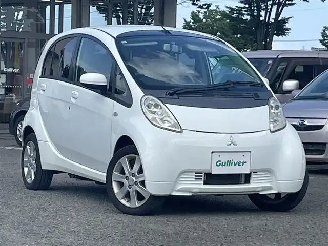三菱 ｉ ＭｉＥＶ G 宮城県 2011(平23)年 3.8万km ホワイト 社外ナビ/FM・AM/ipod/AUX/CD・DVD/USB/Bluetooth/社外ドラレコ前後付きデジタルインナーミラー/ETC/純正アルミホイール15インチ/スマートキー