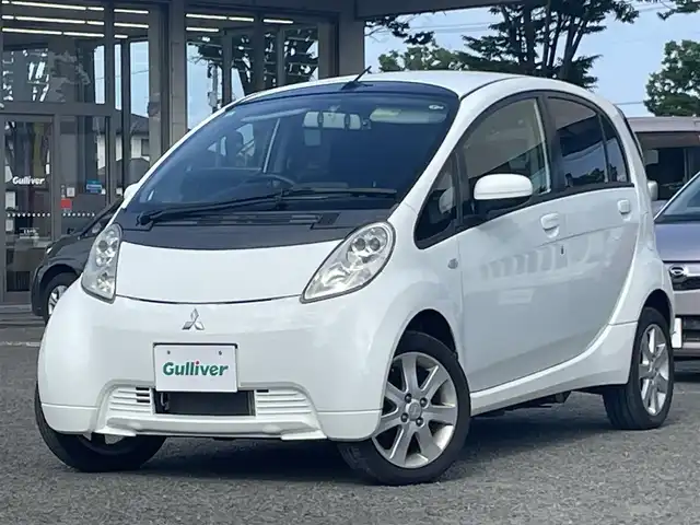 三菱 ｉ ＭｉＥＶ G 宮城県 2011(平23)年 3.8万km ホワイト 社外ナビ/FM・AM/ipod/AUX/CD・DVD/USB/Bluetooth/社外ドラレコ前後付きデジタルインナーミラー/ETC/純正アルミホイール15インチ/スマートキー