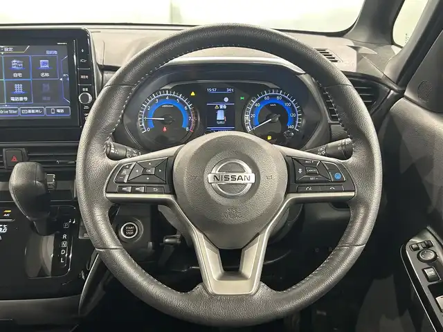 日産 ルークス HWS Gターボ プロパイロットED 愛知県 2020(令2)年 1.1万km アトランティックブルー 純正９インチナビ　/（AM/FM/フルセグTV/SD/CD・DVD再生)/アラウンドビューモニター　/エマージェンシーブレーキ　/ＳＯＳコール　/車線逸脱警報　/先行車発進お知らせ/ＵＳＢ接続　/プロパイロット　/両側パワースライドドア　/ビルトインＥＴＣ　/LEDヘッドライト/LEDフォグランプ/前後ドライブレコーダー　/純正フロアマット/オートブレーキホールド機能