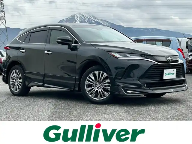 トヨタ ハリアー Z レザーパッケージ 滋賀県 2020(令2)年 4.7万km プレシャスブラックパール ガソリン/2WD(FF)/CVT/モデリスタエアロ/JBLプレミアムサウンド/12.3インチ純正ナビ/(FM/AM/フルセグTV/Bluetooth)/ETC/デジタルインナーミラー（前後方録画機能付）/パノラミックビューモニター/バックカメラ/ＴｏｙｏｔａＳａｆｅｔｙＳｅｎｓｅ/・プリクラッシュブレーキアシスト	/・インテリジェントクリアランスソナ-/・レーンキープアシスト	/・レーダークルーズコントロール/・標識検知機能	/運転席・助手席シートヒーター/運転席・助手席シートベンチレーション/シートメモリー/電動リアゲート/電動格納ミラー/電動パーキング/ブレーキホールド/革巻きステアリング/ステアリングスイッチ/ステアリングヒーター/オートライト/フロントフォグ/LEDヘッドライト/オートマチックハイビーム/フルオートエアコン/プッシュスタート/スマートキー