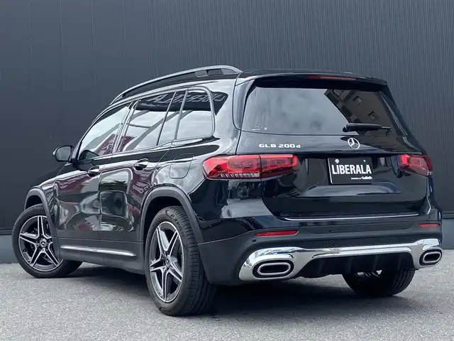 メルセデス・ベンツ ＧＬＢ２００ｄ AMGライン 栃木県 2021(令3)年 2.7万km コスモスブラック パノラマサンルーフ/レザーエクスクルーシブパッケージ/アドバンストパッケージ/ナビゲーションパッケージ/純正ナビ/フルセグ /パワーシート/シートヒーター/黒革/ドアモール・ルーフレールラッピング/Eibachダウンサス（純正サス積込）/電動リアゲート/ETC/LED/純正19インチAW/社外ドラレコ前後
