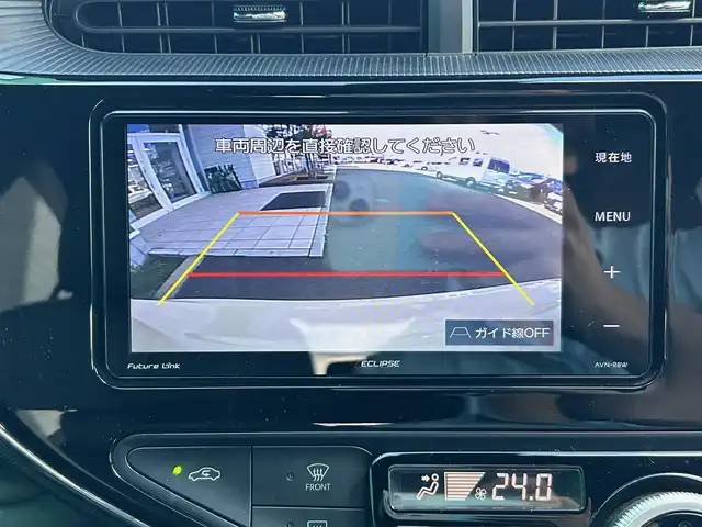 トヨタ アクア クロスオーバー グラム 宮城県 2018(平30)年 2.6万km ベージュ ビューティパッケージ/・シートシートヒーター/・ナノイー/＝＝＝/セーフティセンス/・プリクラッシュセーフティ/・レーンディパーチャーアラート/・オートマチックハイビーム/・先行車発進告知機能/インテリジェントクリアランスソナー（パーキングサポートブレーキ機能付）/社外ナビ（AVN-R8W）/・CD/DVD/・Bluetooth/・フルセグTV/バックカメラ/ビルトインETC/ハーフレザーシート/革巻きステアリング/オートライト/スマートキー＆プッシュスタート/スペアキー/電動格納ミラー/ルーフレール/純正16インチAW/純正フロアマット/ドアバイザー/Wエアバッグ