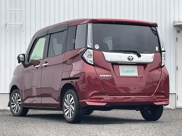 トヨタ ルーミー カスタムG 熊本県 2022(令4)年 3万km ファイアークォーツレッドM 純正ナビ/・AM/FM/CD/DVD/BT/SD/・全方位カメラ/・フルセグTV/スマートアシスト/・衝突軽減ブレーキ/・レーンキープアシスト/・先行車発進お知らせ/・標識認識機能/・ふらつき警報/レーダークルーズコントロール/ETC/LEDヘッドライト/オートライト/両側電動スライドドア/電動パーキングブレーキ/オートホールド/革巻きステアリング/ステアリングスイッチ/アイドリングストップ/純正フロアマット/電動格納ミラー/ウインカーミラー/プッシュスタート/スペアキー有
