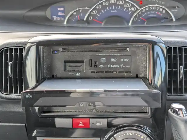 ダイハツ タント Gスペシャル 福井県 2012(平24)年 8.7万km ブラックマイカメタリック 純正8インチナビ/AM/FM/フルセグ/BT/CD/DVD/USB/バックカメラ/片側パワースライドドア/アイドリングストップ/盗難防止装置/純正フロアマット/ダブルエアバッグ/純正14インチAW/Fフォグ/スマートキー