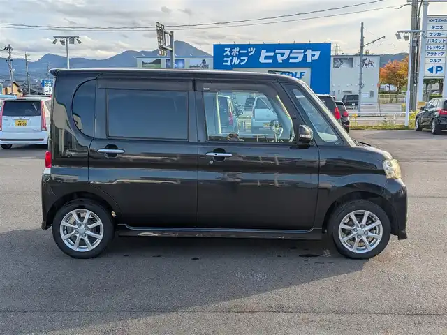 ダイハツ タント Gスペシャル 福井県 2012(平24)年 8.7万km ブラックマイカメタリック 純正8インチナビ/AM/FM/フルセグ/BT/CD/DVD/USB/バックカメラ/片側パワースライドドア/アイドリングストップ/盗難防止装置/純正フロアマット/ダブルエアバッグ/純正14インチAW/Fフォグ/スマートキー