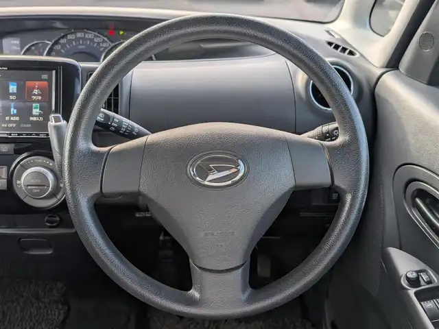 ダイハツ タント Gスペシャル 福井県 2012(平24)年 8.7万km ブラックマイカメタリック 純正8インチナビ/AM/FM/フルセグ/BT/CD/DVD/USB/バックカメラ/片側パワースライドドア/アイドリングストップ/盗難防止装置/純正フロアマット/ダブルエアバッグ/純正14インチAW/Fフォグ/スマートキー