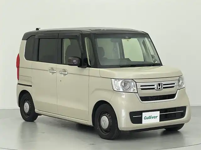 ホンダ Ｎ ＢＯＸ L ターボ 宮城県 2022(令4)年 5.4万km プレミアムアイボリーパールⅡ 純正8インチSDナビ/フルセグＴＶ/純正CD/DVD/SD/BT/バックカメラ/バックソナー/両側パワースライドドア/前席シートヒーター/衝突軽減ブレーキ/クルーズコントロール/ビルトインETC/プッシュスタート/スマートキー/Ｗ＆Ｓ＆Ｃエアバック