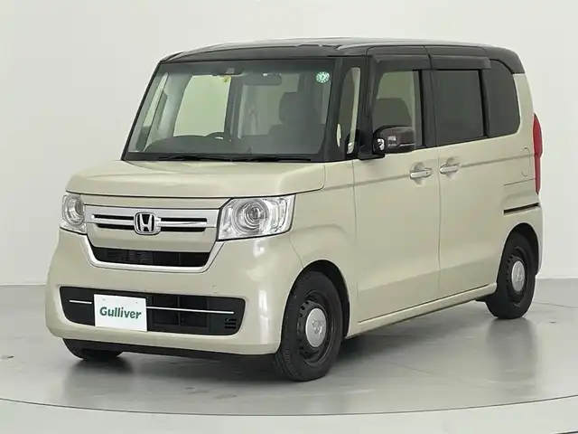 ホンダ Ｎ ＢＯＸ L ターボ 宮城県 2022(令4)年 5.4万km プレミアムアイボリーパールⅡ 純正8インチSDナビ/フルセグＴＶ/純正CD/DVD/SD/BT/バックカメラ/バックソナー/両側パワースライドドア/前席シートヒーター/衝突軽減ブレーキ/クルーズコントロール/ビルトインETC/プッシュスタート/スマートキー/Ｗ＆Ｓ＆Ｃエアバック