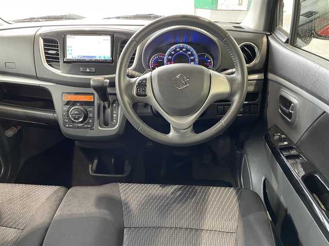 スズキ ワゴンＲ スティングレー T 静岡県 2012(平24)年 6.8万km フェニックスレッドパール 社外メモリナビ・フルセグTV/DVD/CD/USB/SD/ステアリングリモコン/コムテックドライブレコーダー(ZDR-022)/純正エアロ/純正15インチアルミホイル/パドルシフト/革巻きステアリング/オートライト/フォグライト/アイドリングストップ/HIDライト/スマートキー2個/プッシュスタート/純正フロアマット/取扱説明書/新車時保証書
