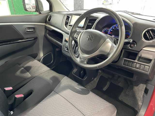 スズキ ワゴンＲ スティングレー T 静岡県 2012(平24)年 6.8万km フェニックスレッドパール 社外メモリナビ・フルセグTV/DVD/CD/USB/SD/ステアリングリモコン/コムテックドライブレコーダー(ZDR-022)/純正エアロ/純正15インチアルミホイル/パドルシフト/革巻きステアリング/オートライト/フォグライト/アイドリングストップ/HIDライト/スマートキー2個/プッシュスタート/純正フロアマット/取扱説明書/新車時保証書