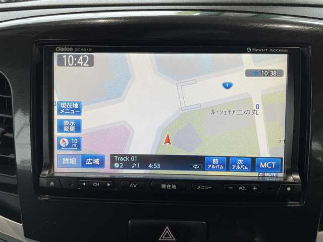スズキ ワゴンＲ スティングレー T 静岡県 2012(平24)年 6.8万km フェニックスレッドパール 社外メモリナビ・フルセグTV/DVD/CD/USB/SD/ステアリングリモコン/コムテックドライブレコーダー(ZDR-022)/純正エアロ/純正15インチアルミホイル/パドルシフト/革巻きステアリング/オートライト/フォグライト/アイドリングストップ/HIDライト/スマートキー2個/プッシュスタート/純正フロアマット/取扱説明書/新車時保証書