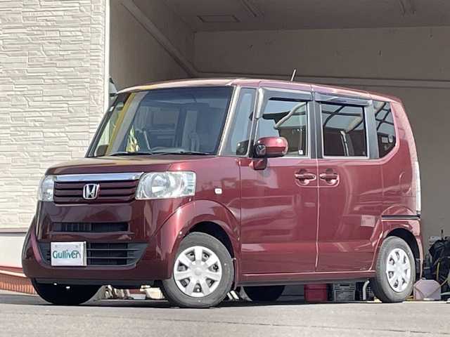 ホンダ Ｎ ＢＯＸ G Lパッケージ 大分県 2012(平24)年 4.7万km プレミアムディープロッソパール パワースライドドア /純正ナビ/地デジ/Bluetooth/純正フロアマット/バックカメラ/スマートキー
