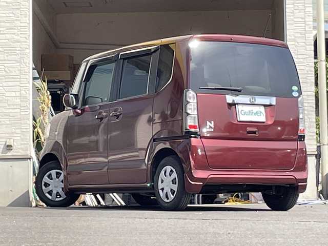 ホンダ Ｎ ＢＯＸ G Lパッケージ 大分県 2012(平24)年 4.7万km プレミアムディープロッソパール パワースライドドア /純正ナビ/地デジ/Bluetooth/純正フロアマット/バックカメラ/スマートキー