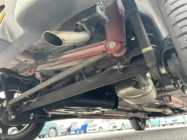 スズキ ハスラー G 滋賀県 2015(平27)年 3.2万km フェニックスレッドパール/ブルーイッシュブラックパール ガソリン（ハイブリッド）/2WD(FF)/CVT/7インチナビ【AVIC-MRZ02】/(AM/FM/CD/ワンセグ/SD)/プリクラッシュブレーキアシスト/ETC/前後ドライブレコーダー/デジタルインナーミラー/運転席シートヒーター/アイドリングストップ/電動格納ミラー/オートライト/ハロゲンヘッドライト/ヘッドライトレベリング/フルオートエアコン/プッシュスタート/スマートキー