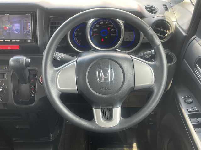 ホンダ Ｎ ＢＯＸ カスタム G 愛知県 2012(平24)年 12.3万km プレミアムゴールドパープルパール /当店買取/禁煙//社外ナビ//両側スライドドア//HID//横滑り防止//ETC/ISOFIX//スマートキー/プッシュスタート//保証書/取説