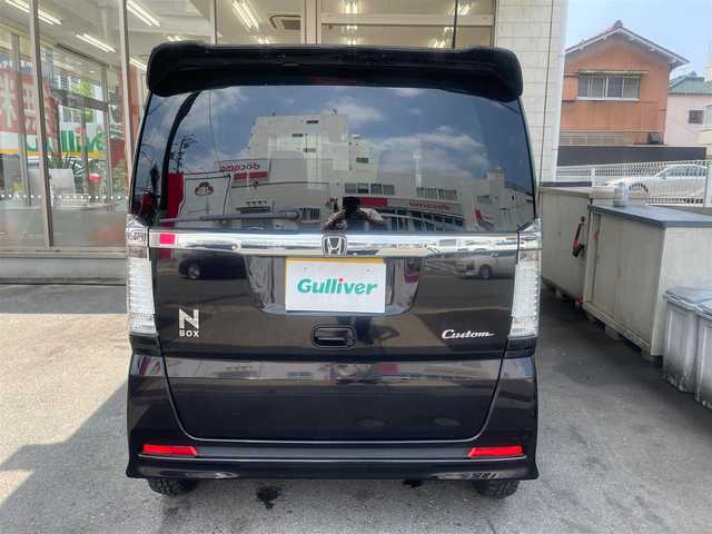 ホンダ Ｎ ＢＯＸ カスタム G 愛知県 2012(平24)年 12.3万km プレミアムゴールドパープルパール /当店買取/禁煙//社外ナビ//両側スライドドア//HID//横滑り防止//ETC/ISOFIX//スマートキー/プッシュスタート//保証書/取説