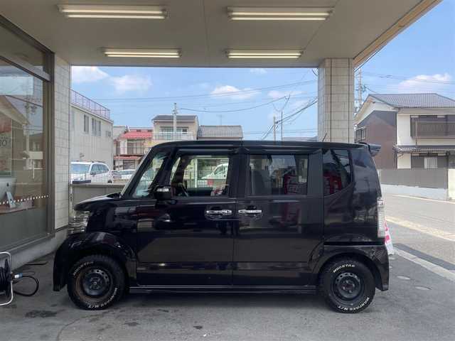ホンダ Ｎ ＢＯＸ カスタム G 愛知県 2012(平24)年 12.3万km プレミアムゴールドパープルパール /当店買取/禁煙//社外ナビ//両側スライドドア//HID//横滑り防止//ETC/ISOFIX//スマートキー/プッシュスタート//保証書/取説