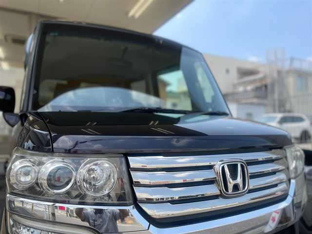ホンダ Ｎ ＢＯＸ カスタム G 愛知県 2012(平24)年 12.3万km プレミアムゴールドパープルパール /当店買取/禁煙//社外ナビ//両側スライドドア//HID//横滑り防止//ETC/ISOFIX//スマートキー/プッシュスタート//保証書/取説