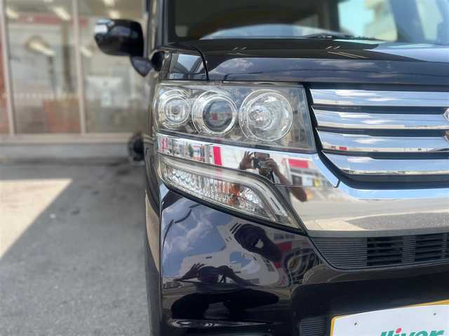 ホンダ Ｎ ＢＯＸ カスタム G 愛知県 2012(平24)年 12.3万km プレミアムゴールドパープルパール /当店買取/禁煙//社外ナビ//両側スライドドア//HID//横滑り防止//ETC/ISOFIX//スマートキー/プッシュスタート//保証書/取説
