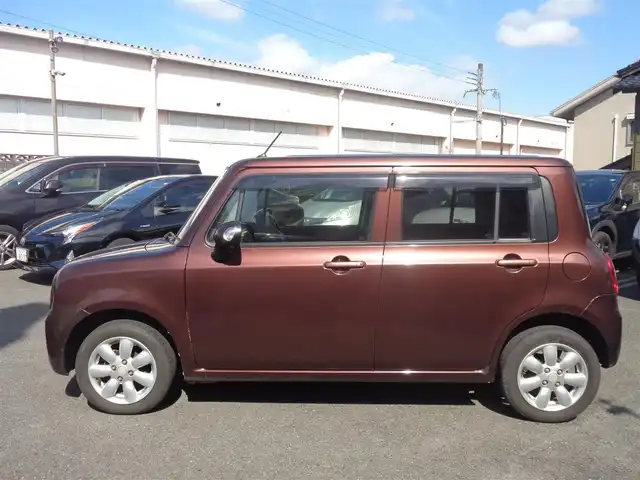 スズキ ラパン X 鹿児島県 2013(平25)年 8.8万km マルーンブラウンパール カロッツェリアナビ/　AVIC-MRZ099 フルセグＴＶ　/　Bluetoothオーディオ　ＤＶＤ再生可能/アイドリングストップ/ETC/ウィンカーミラー/プッシュスタート/スマートキー×2/新車保証書　取説あり