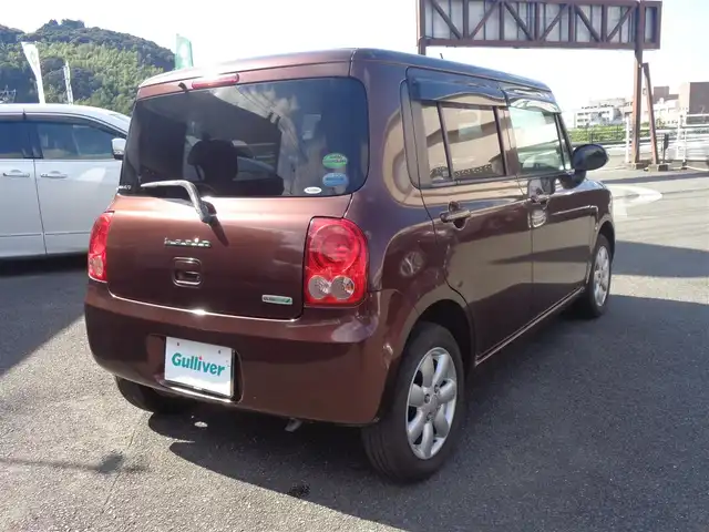 スズキ ラパン X 鹿児島県 2013(平25)年 8.8万km マルーンブラウンパール カロッツェリアナビ/　AVIC-MRZ099 フルセグＴＶ　/　Bluetoothオーディオ　ＤＶＤ再生可能/アイドリングストップ/ETC/ウィンカーミラー/プッシュスタート/スマートキー×2/新車保証書　取説あり