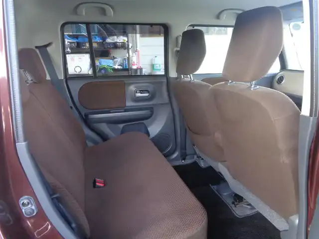 スズキ ラパン X 鹿児島県 2013(平25)年 8.8万km マルーンブラウンパール カロッツェリアナビ/　AVIC-MRZ099 フルセグＴＶ　/　Bluetoothオーディオ　ＤＶＤ再生可能/アイドリングストップ/ETC/ウィンカーミラー/プッシュスタート/スマートキー×2/新車保証書　取説あり