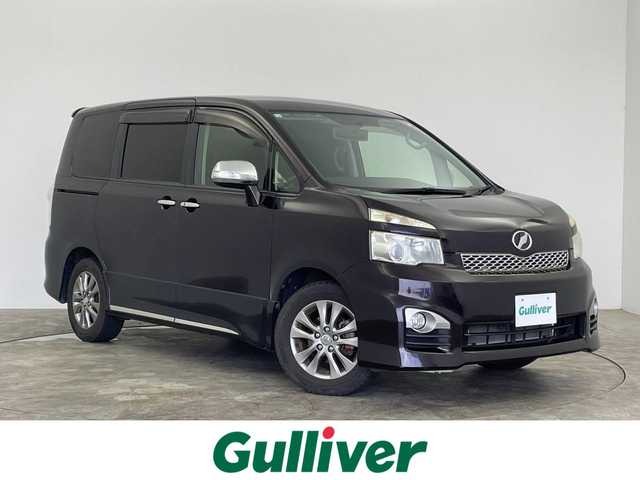 トヨタ ヴォクシー ZS 煌Ⅱ 群馬県 2012(平24)年 7.2万km ボルドーマイカメタリック フリップダウンモニター　ＡＬＰＩＮＥ８インチナビ　バックカメラ　両側パワースライドドア　ＨＩＤオートライト　純正１６インチアルミホイール　パドルシフト　スマートキー　スペアキー　ＥＴＣ　禁煙車