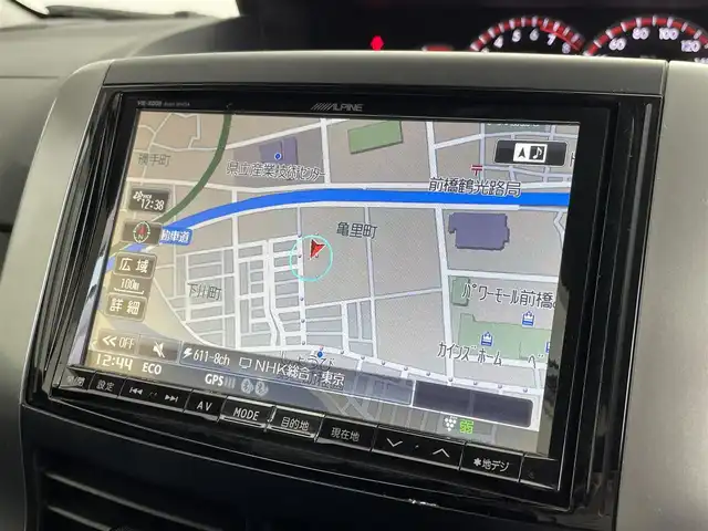 トヨタ ヴォクシー ZS 煌Ⅱ 群馬県 2012(平24)年 7.2万km ボルドーマイカメタリック フリップダウンモニター　ＡＬＰＩＮＥ８インチナビ　バックカメラ　両側パワースライドドア　ＨＩＤオートライト　純正１６インチアルミホイール　パドルシフト　スマートキー　スペアキー　ＥＴＣ　禁煙車