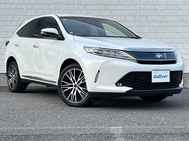 トヨタ ハリアー プログレス メタル&レザーP 福島県 2017(平29)年 3.6万km ホワイトパールクリスタルシャイン 4WD JBLナビ フルセグTV Bluetooth 全方位カメラ 衝突軽減ブレーキ オートクルーズ 電動ハッチ オートハイビーム モデリスタ19インチアルミホイール ETC フォグ スマートキー