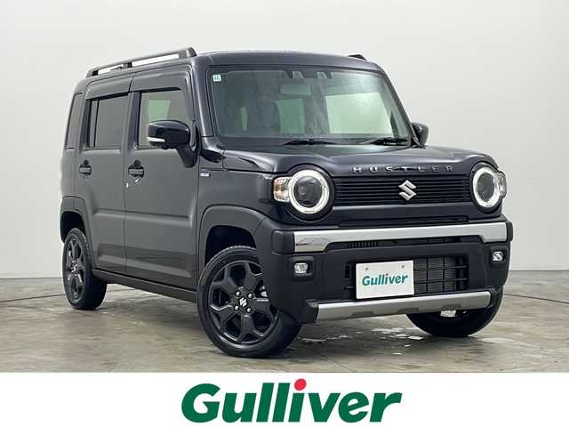 スズキ ハスラー タフワイルド・ターボ 秋田県 2024(令6)年 0.1万km ブルーイッシュブラックパール3 ４WD/純正ナビ(Bluetooth/CD/フルセグ)/全方位カメラ/クルーズコントロール/クリアランスソナー/車線逸脱警報/パドルシフト/アイドリングストップ/前席シートヒーター/純正AW/オートマチックハイビーム/衝突被害軽減システム/後方コーナーセンサー/リアデアイサー/ダウンヒルアシストコントロール/LEDヘッドライト/スマートキー
