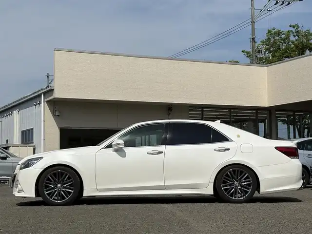 トヨタ クラウン アスリート S 宮城県 2013(平25)年 7.8万km ホワイトパールクリスタルシャイン /純正ナビ//フルセグ/Bluetooth/AM/FM//サンルーフ//社外ホイール冬タイヤ積載　（LOXARNY SPORT）//純正アルミホイール//純正フロアマット//社外マフラー//車高調　（TEIN）//後方エアロ//リアスポイラー//バックカメラ//クルーズコントロール//トラクションコントロール//プッシュスタートボタン//ビルトインETC