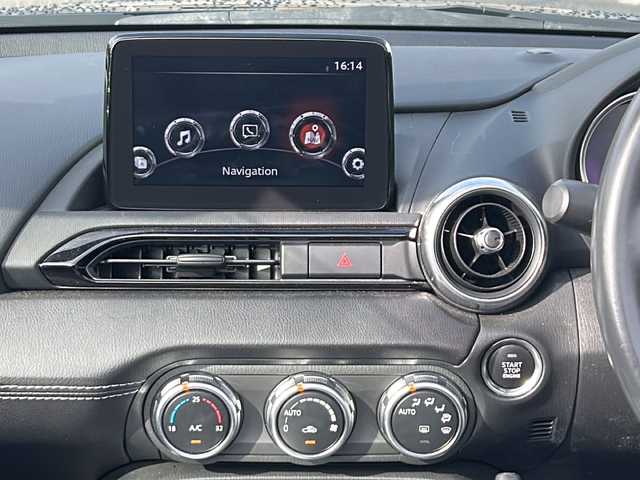 マツダ ロードスター RS 愛知県 2023(令5)年 3.5万km ディープクリスタルブルーマイカ /禁煙車/ワンオーナー//6速MT//メーカーSDナビ//フルセグTV//Bluetooth//CD.DVD.USB//ETC//スマートシティブレーキサポート//BSM//車線逸脱警報システム//横滑り防止（DSC）//パーキングセンサー//クルーズコントロール//黒レザーシート//D/N席シートヒーター//革巻きステアリング//ステアリングスイッチ//プッシュスタート//純正フロアマット//LEDオートライト//取扱説明書//新車保証書//スペアキー
