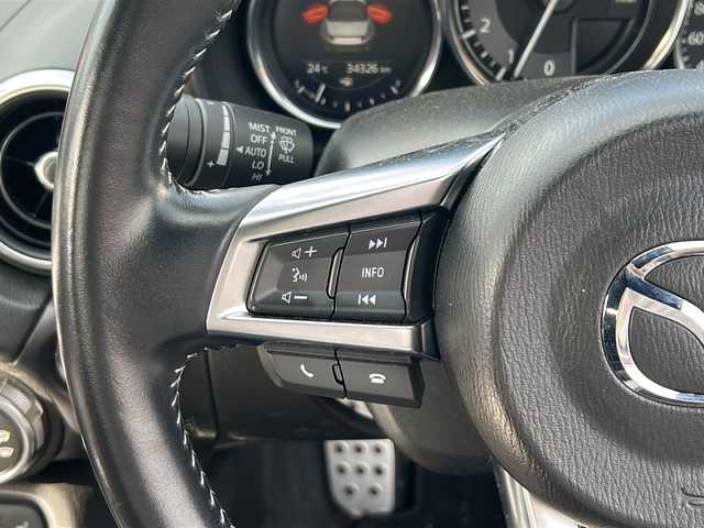 マツダ ロードスター RS 愛知県 2023(令5)年 3.5万km ディープクリスタルブルーマイカ /禁煙車/ワンオーナー//6速MT//メーカーSDナビ//フルセグTV//Bluetooth//CD.DVD.USB//ETC//スマートシティブレーキサポート//BSM//車線逸脱警報システム//横滑り防止（DSC）//パーキングセンサー//クルーズコントロール//黒レザーシート//D/N席シートヒーター//革巻きステアリング//ステアリングスイッチ//プッシュスタート//純正フロアマット//LEDオートライト//取扱説明書//新車保証書//スペアキー