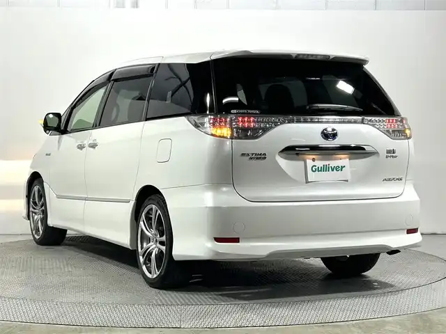 トヨタ エスティマ ハイブリッド アエラス プレミアムエディション 大阪府 2014(平26)年 4.7万km ホワイトパールクリスタルシャイン 純正ナビ(フルセグ/DVD再生/Bluetooth) バックカメラ ETC 両側パワースライドドア ハーフレザー パワーシート クルコン オートライト スマートキー ドラレコ 100V電源
