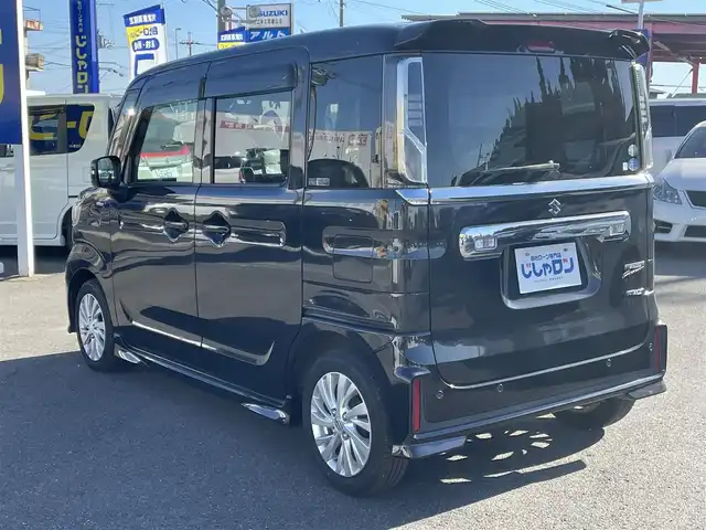 スズキ スペーシア カスタム HYBRID GS 和歌山県 2018(平30)年 9.4万km ブルーイッシュブラックパール3 (株)IDOMが運営する【じしゃロン和歌山店】の自社ローン対象車両になります。こちらは現金ご利用時の価格です。/自社ローンご希望の方は別途その旨お申付け下さい。/片側パワースライドドア/運転席シートヒーター/カーオーディオ（DEH-5100）/LEDヘッドライト/オートライト/純正14インチアルミホイール/衝突被害軽減システム/レーンキープアシスト/横滑り防止装置/ABS