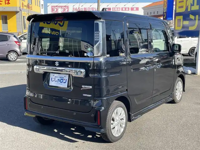 スズキ スペーシア カスタム HYBRID GS 和歌山県 2018(平30)年 9.4万km ブルーイッシュブラックパール3 (株)IDOMが運営する【じしゃロン和歌山店】の自社ローン対象車両になります。こちらは現金ご利用時の価格です。/自社ローンご希望の方は別途その旨お申付け下さい。/片側パワースライドドア/運転席シートヒーター/カーオーディオ（DEH-5100）/LEDヘッドライト/オートライト/純正14インチアルミホイール/衝突被害軽減システム/レーンキープアシスト/横滑り防止装置/ABS