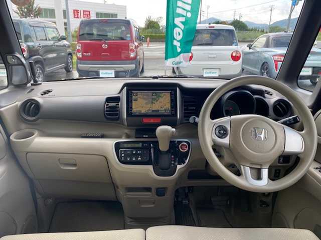 ホンダ Ｎ ＢＯＸ ＋ G Lパッケージ 兵庫県 2012(平24)年 17.6万km プレミアムホワイトパール 社外HDDナビ/ドアバイザー/ETC/片側パワースライドドア/電動格納ミラー