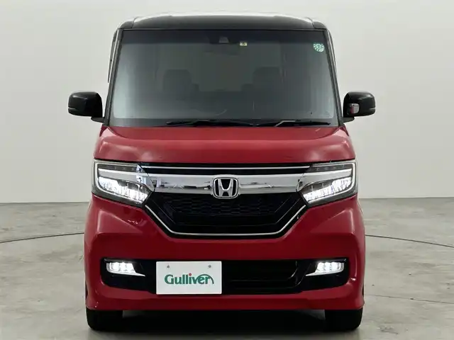 ホンダ Ｎ ＢＯＸ カスタム G L ターボ ホンダセンシング 福岡県 2018(平30)年 4.8万km ミラノレッド 後席モニター　/純正８型ナビ（ＢＴ，フルセグＴＶ）　/バックカメラ　/ビルトインＥＴＣ　/ＡＣＣ　/ホンダセンシング　/衝突軽減ブレーキ　/レーンキープ　/先行車発進お知らせ　/パドルシフト　/純正１５インチＡＷ　/ＬＥＤ
