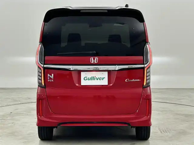 ホンダ Ｎ ＢＯＸ カスタム G L ターボ ホンダセンシング 福岡県 2018(平30)年 4.8万km ミラノレッド 後席モニター　/純正８型ナビ（ＢＴ，フルセグＴＶ）　/バックカメラ　/ビルトインＥＴＣ　/ＡＣＣ　/ホンダセンシング　/衝突軽減ブレーキ　/レーンキープ　/先行車発進お知らせ　/パドルシフト　/純正１５インチＡＷ　/ＬＥＤ