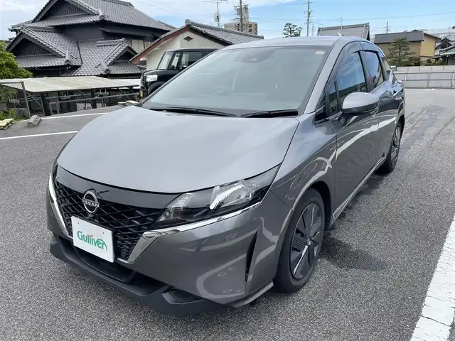 日産 ノート e－パワー X 佐賀県 2022(令4)年 6.2万km ダークメタルグレー 純正メモリナビゲーション/バックカメラ/フルセグTV/Bluetooth/CD/DVD/全方位運転支援システム/ハイビームアシスト/ETC/インテリジェントキー/プッシュパワースターター/保証書/取扱説明書/スペアキー１本